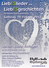 Flyer zum Valentinskonzert